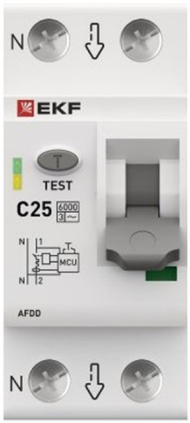 фото Устройство защиты от дугового пробоя  EKF afdd-2-25C-pro в Уфе