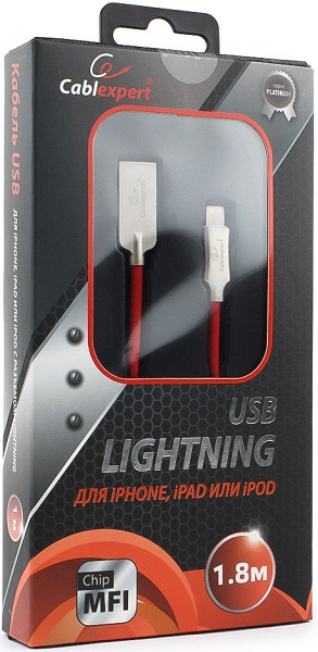 фото Кабель интерфейсный USB 2.0 Cablexpert CC-P-APUSB02R-1.8M в Уфе