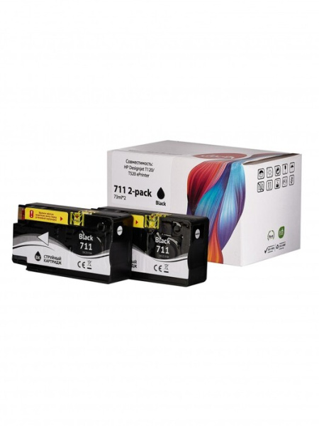 фото Картридж струйный Sakura P2V31A (№711 2-pack Black) в Уфе