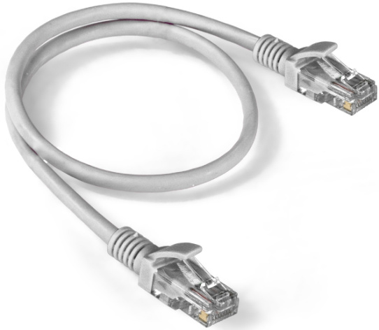 фото Кабель патч-корд U/UTP 5e кат. 0.5м Exegate UTP-RJ45-RJ45-5e-0,5M-LSZH-GY в Челябинске