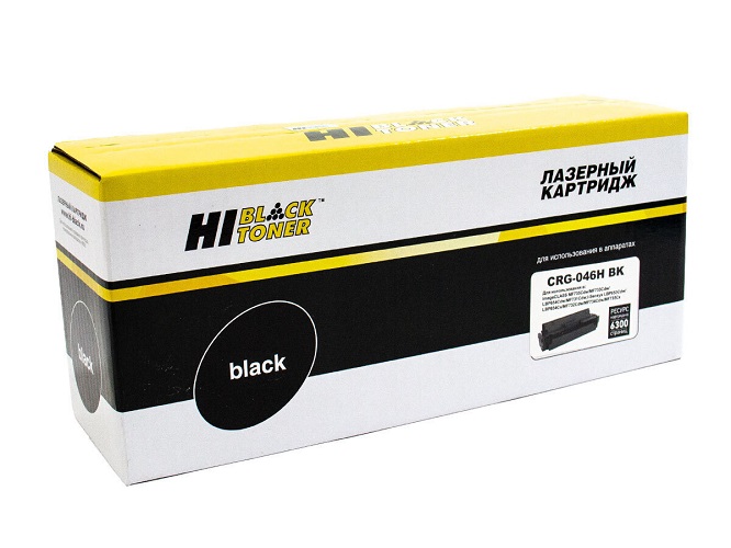 

Картридж Hi-Black 989999284 (HB-№046H BK) для Canon LBP-653/654/MF732/734/735, Bk, 6,3K, 989999284