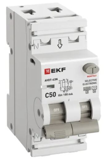 фото Автомат дифференциальный EKF D63N26ES50C100 в Челябинске