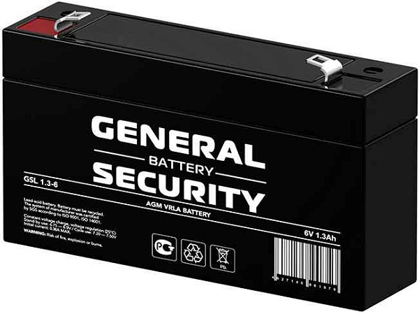 фото Аккумулятор  General Security GSL1.3-6 в Омске