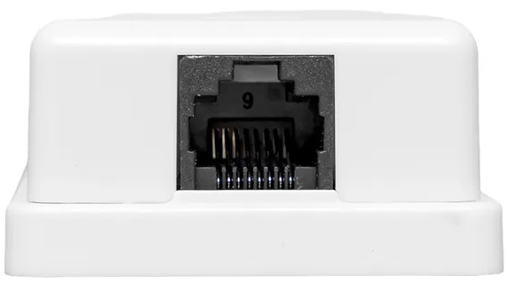 фото Розетка компьютерная настенная EKF TRC-WBOX-1RJ45-5EUTP-WH в Волгограде