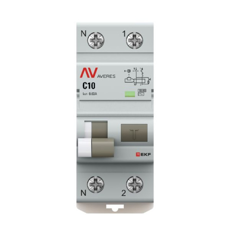 фото Автомат дифференциальный EKF rcbo10-1pn-10C-30-ac-av в Перми