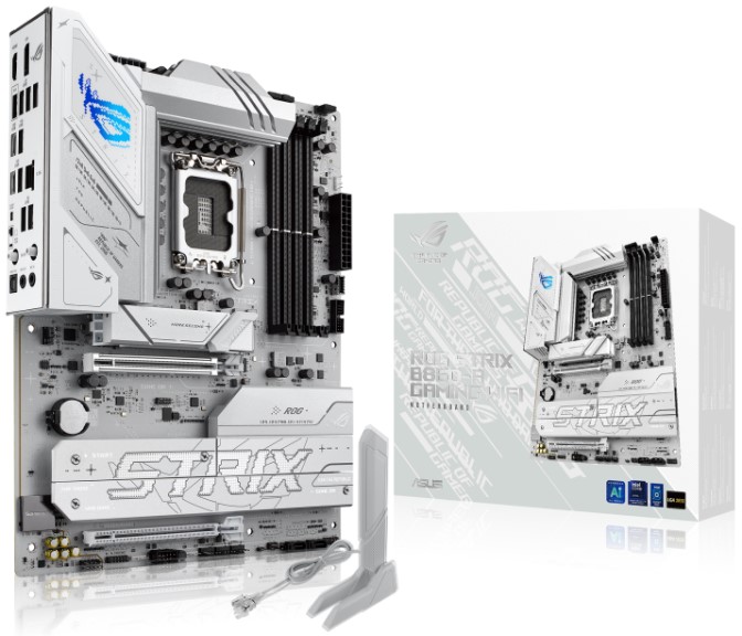 

Материнская плата ATX ASUS ROG STRIX B860-A GAMING WIFI 90MB1JI0-M0EAY0 (LGA1851, B860, 4*DDR5, 4*SATA, 4*M.2, WiFi, BT, 4*USB 3.2, 4*USB 2.0, USB Typ, ROG STRIX B860-A GAMING WIFI