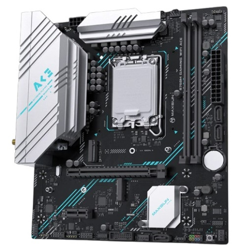 фото Материнская плата mATX MAXSUN MS-B760M GAMING WIFI ICE в Воронеже