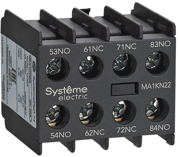 

Блок дополнительных контактов Systeme Electric MA1KN22 MA1KN 2НО+2НЗ, MA1KN22