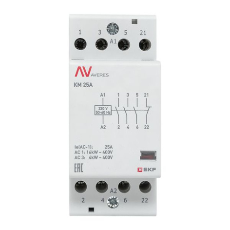 фото Контактор модульный EKF km-av-2-25-31-230V в Екатеринбурге