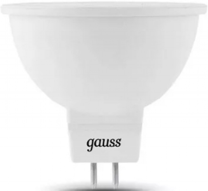 

Лампа светодиодная Gauss 201505305 MR16 12V 5W 530lm 6500K GU5.3 LED, 201505305