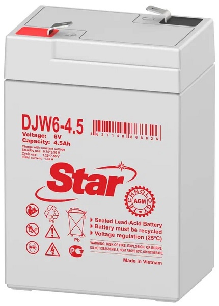 фото Аккумулятор  Star DJW6-4.5 в Красноярске