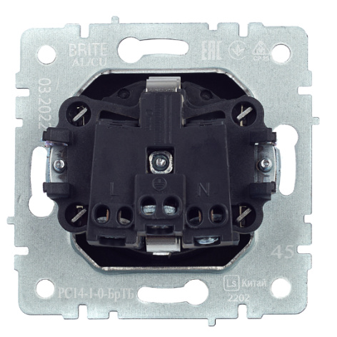 фото Розетка с заземлением  IEK BR-R14-16-K45 в Казани