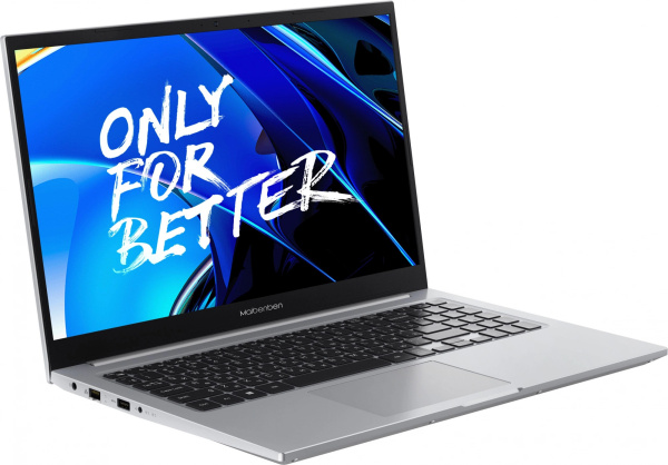 фото Ноутбук  Maibenben M553 в Красноярске 15.6 ", Ryzen 3, 8 Гб RAM, 512 Гб SSD, Radeon Graphics, Серебристый