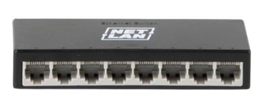 

Коммутатор неуправляемый Netlan NLS-128 8*10/100/1000Мбит/с, DC5V 1A, NLS-128