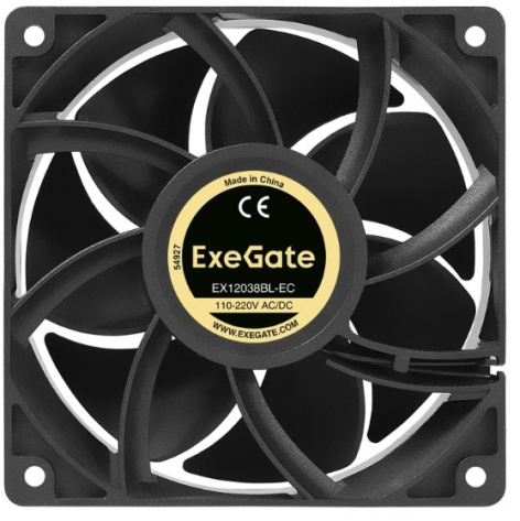 фото Вентилятор для корпуса Exegate EX12038BL-EC в Омске