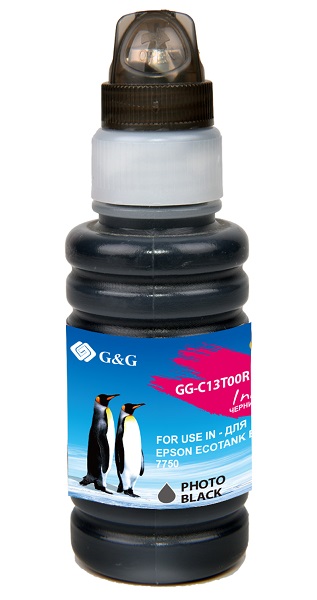 

Чернила G&G GG-C13T00R140 черный (70мл) для Epson EcoTank 7700/7750, GG-C13T00R140