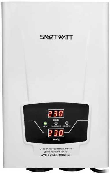 Изображение товара Стабилизатор SmartWatt AVR BOILER 2000RW для защиты бытовой техники