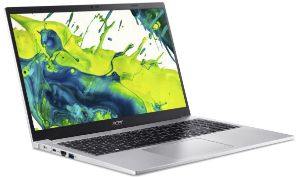 фото Ноутбук  Acer Aspire Lite AL15-33P-C0P8 в Омске 15.6 ", N, 8 Гб RAM, 512 Гб SSD, Iris Xe Graphics, Серебристый
