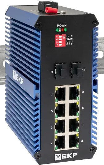 фото Коммутатор промышленный неуправляемый EKF TSX-U-2GX/SFP-8GTP в Волгограде