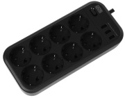 фото Сетевой фильтр Powercom SP-08 USB03AB 3.0M