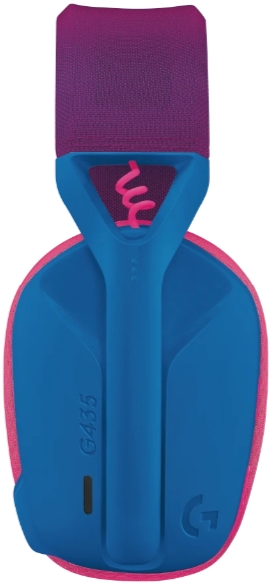 

Гарнитура wireless Logitech G435 LIGHTSPEED 981-001065 USB, оголовье, синяя 981-001062/, G435 LIGHTSPEED
