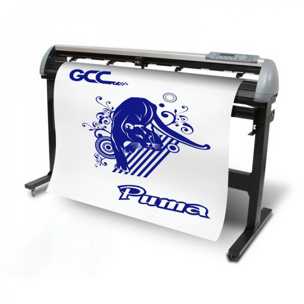 

Плоттер GCC 112900020G Puma IV 132 LX (с опт. датчиком) 51" (1300 мм, A0+) , скорость резки 1020 мм/с , подставка в комплекте, 112900020G