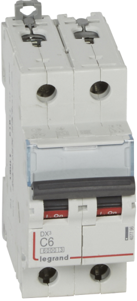 Изображение товара Автоматический выключатель Legrand DX³ 407796 6 А