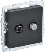 фото Розетка телевизионная IEK BR-AF20-O-K53