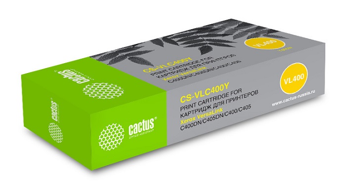 

Картридж Cactus CS-VLC400YRU лазерный, 106R03533 желтый 8000стр., для Xerox VersaLink C400DN/C405DN, CS-VLC400YRU