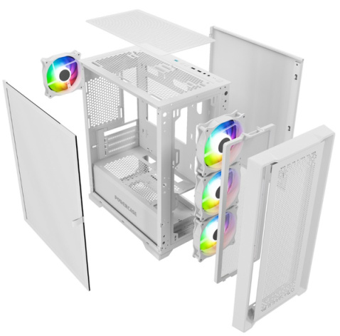 фото Корпус mATX Powercase ByteFlow Micro White в Ростове-на-Дону