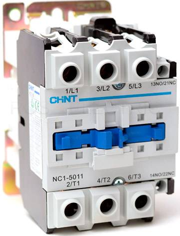 Изображение товара Контактор CHINT NC1-5011 50А 230В/АС3 с вспомогательными контактами