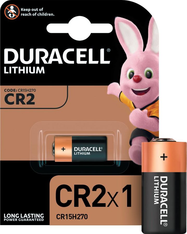 

Батарейка Duracell CR2 LITHIUM 1шт, CR2 LITHIUM