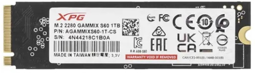 фото Накопитель SSD M.2 2280 ADATA AGAMMIXS60-1T-CS в Челябинске 1000 ГБ