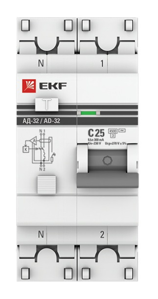 фото Автомат дифференциальный EKF DA32-25-300-pro в Красноярске
