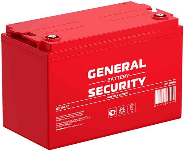 

Аккумулятор General Security GS100-12, GS100-12