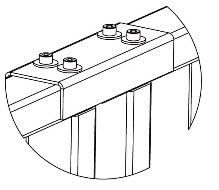

Накладка PERCo PERCo-RF01 0-05 верхняя для стыковки секций ограждений PERCo-MB-15/калитки PERCo-WHD-15, PERCo-RF01 0-05