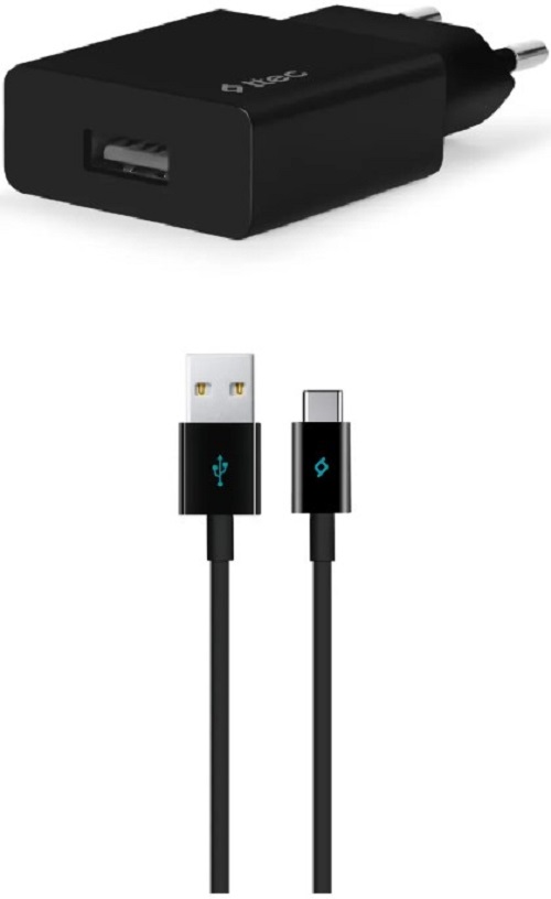 

Зарядное устройство сетевое TTEC 2SCS20CS SmartCharger Travel 2.1A с кабелем Type-C. Цвет: черный, 2SCS20CS