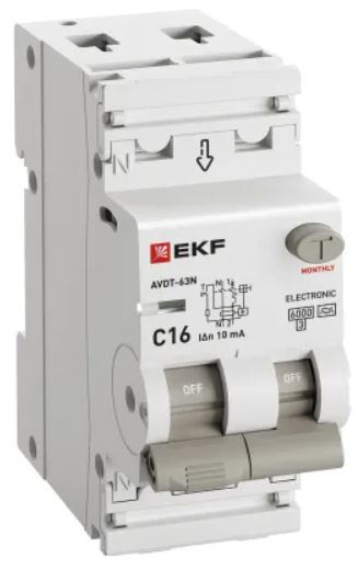 фото Автомат дифференциальный EKF D63N26EA16C10 в Челябинске