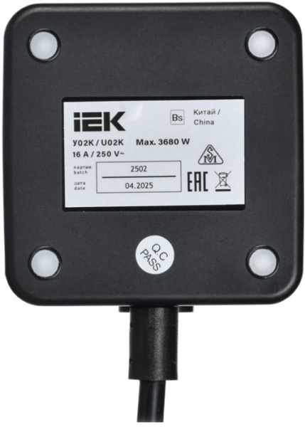 фото Удлинитель IEK DN-YP31-16-02-01-ZKU-K02