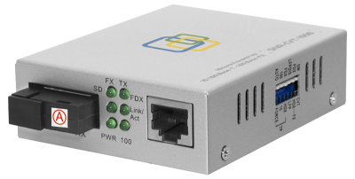 Изображение товара Медиаконвертер SNR SNR-CVT-100A для сетей Ethernet и оптики 20 км