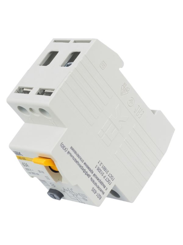

УЗО IEK MDV12-2-063-300 ВД1-63S 2Р 63А 300мА, MDV12-2-063-300