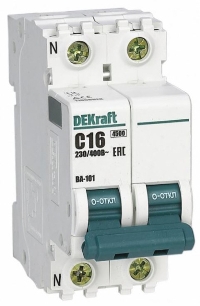 Изображение товара Автоматический выключатель DEKraft 11204DEK для защиты электросетей и оборудования