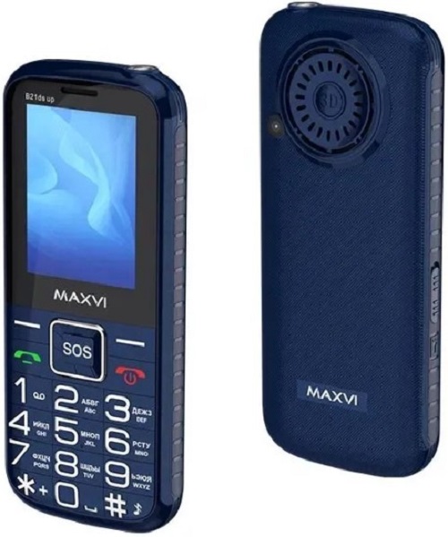 

Мобильный телефон MAXVI B21ds 4620039118284 up blue, B21ds