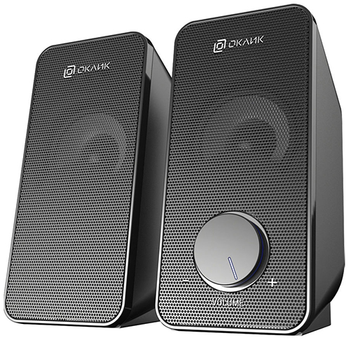 

Компьютерная акустика 2.0 Oklick OK-122 черная, 4Вт (1458492), OK-122