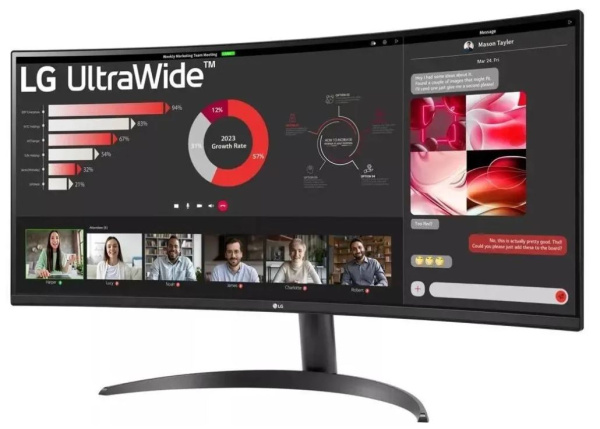 фото Монитор 34" LG UltraWide 34WR50QC-B в Екатеринбурге