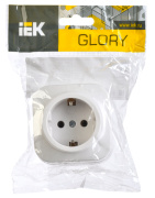 фото Розетка с заземлением IEK ERH11-K01-16