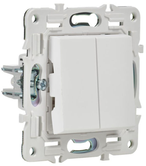фото Переключатель двухклавишный  IEK SK-V22-0-10-K01 в Красноярске