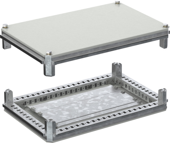 Изображение товара Комплект для каркаса шкафов IEK YKM40D-FO-KO-040-060-54 серый сталь IP54