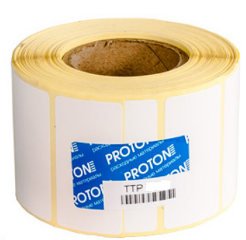 Изображение товара Этикетки Proton MTOA-CH7E8V для термотрансферной печати 58x40 мм, белые, 1000 шт