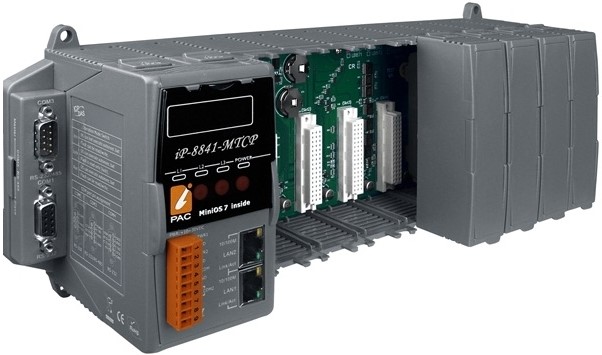 

Контроллер ICP DAS iP-8841-MTCP 8 slots I/O Expansion Unit with Modbus TCP protocol, iP-8841-MTCP